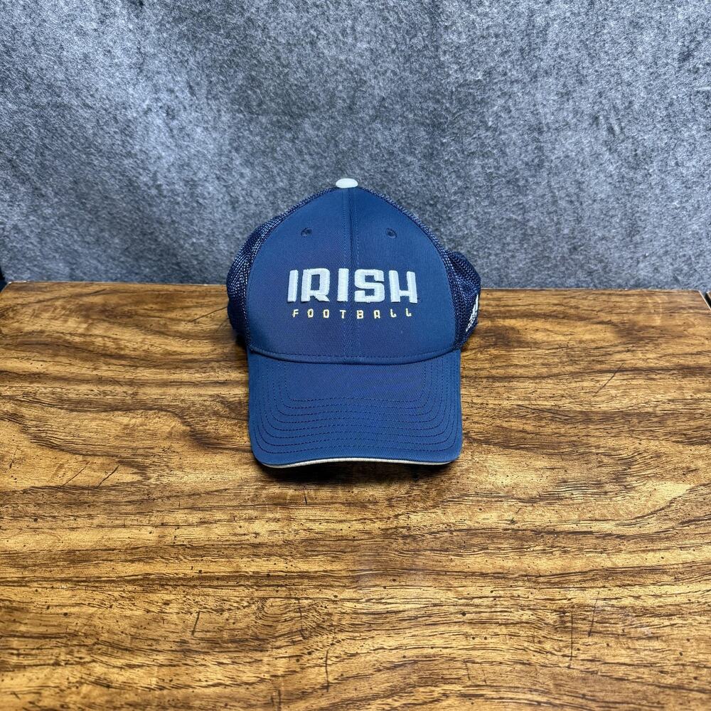 Notre Dame Fighting Irish Hat Cap S/M Mesh NCAA Football Adidas